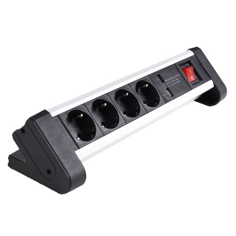 aluminum  compartment table socket  usb charger device  usb ports ebay