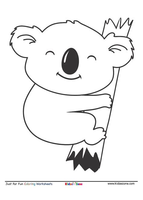 cute coloring pages koala