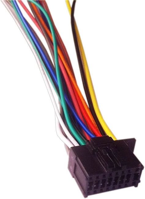 amazoncom  pin auto stereo wiring harness plug  jvc kd rbt kd rbt