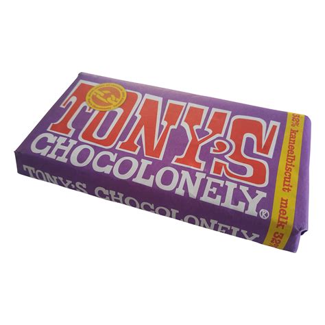 tonys chocolonely tony chocolonely milk milk chocolate bar  cinnamon biscuit tonys
