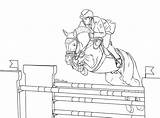 Jumping Horse Coloring Pages Show Lineart Realistic Printable Jump Print Drawings Color Getcolorings Deviantart sketch template