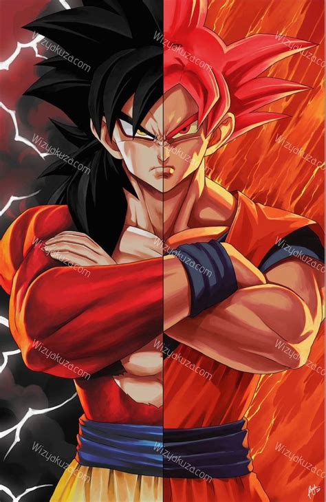 Pin By Lady Son Goku On Goku Poster E Card Anime Dragon