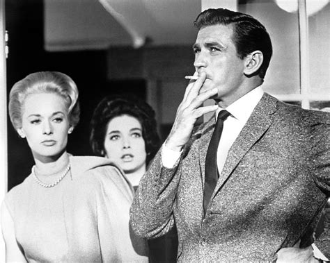 rod taylor suzanne pleshette and tippi hedren looking away photograph