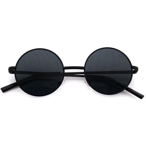 Vintage Retro Men Women Round Metal Frame Sunglasses Glasses Eyewear