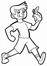 Boy Coloring Pages Books Last sketch template