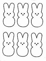 Peeps Easter Printable Template Clipart Bunny Crafts Print Printables Coloring Templates Pages Pattern Logo Nonsense Cliparts Colored Felt Cards Clip sketch template