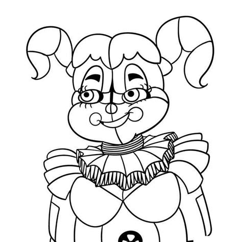 circus baby  nights  freddys coloring pages