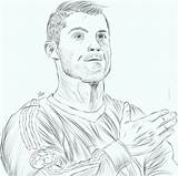 Ronaldo Cristiano Getdrawings sketch template