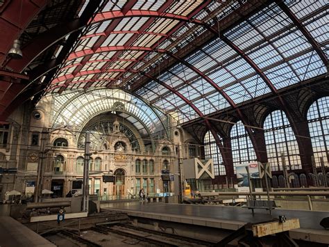 antwerp central train station considered   beautiful train