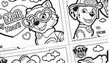 Paw Patrol Coloring Valentine Valentines Pages Activities Printable Sheets Sheet Pawpatrol Cards Air Group Pups Visit Patroller sketch template