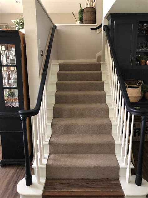 update carpeted stairs  paint hip humble style