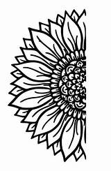 Paredes Dxf Sunflowers Mandalas Dexter Sherry Faciles Bordar Bordado Lgbt Vinilo sketch template