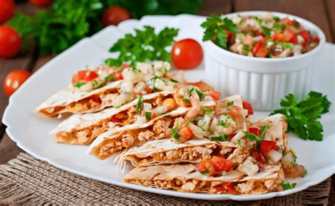 Quesadillas De Pollo Receta Mexicana Con Tortillas De Harina