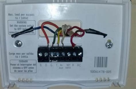 connect honeywell thermostat wires