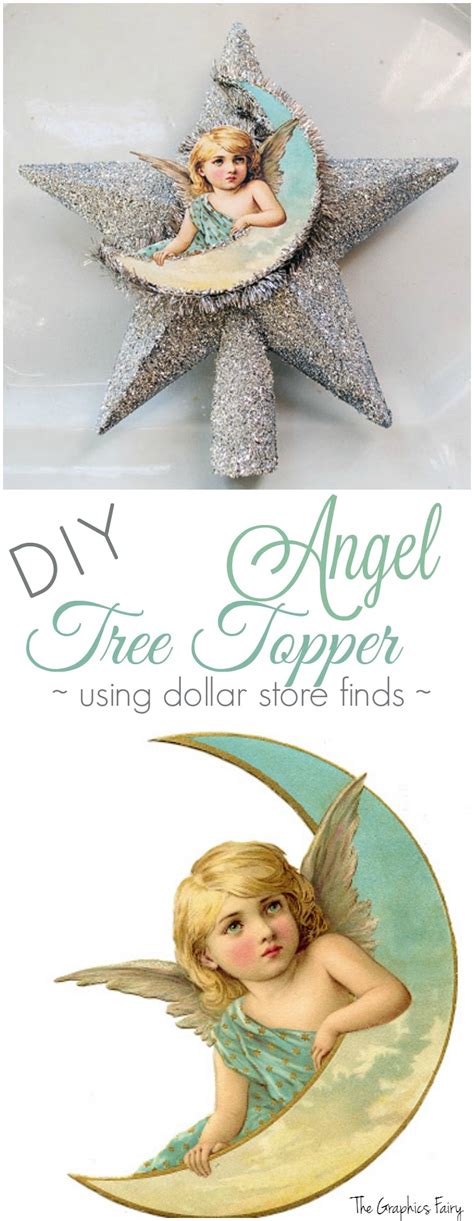 angel tree topper dollar store decorating