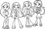 Coloring Bratz Pages Doll Girls Printable Baby Clipart Clip Library Popular Coloringhome sketch template