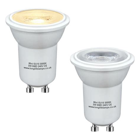 mini gu halogen light bulbs mm small gu   ebay