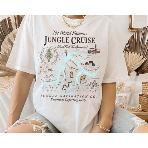 Disney Jungle Cruise World Famous Excursions Departing Daily T Shirt