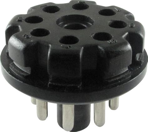 plug  pin black plastic antique electronic supply