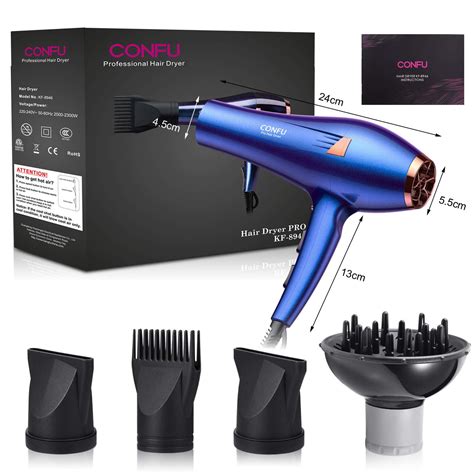 hair dryer professional salon hairdryers ionic  diffuser comb