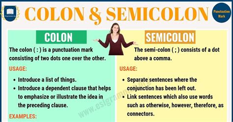 colon  semicolon     semicolon  colon  semicolon essay writing skills grammar