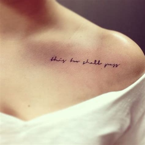 30 inspiring quote tattoos for girls on collar bone