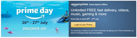 amazon prime subscription offers  prime day sale    july zingoy blog