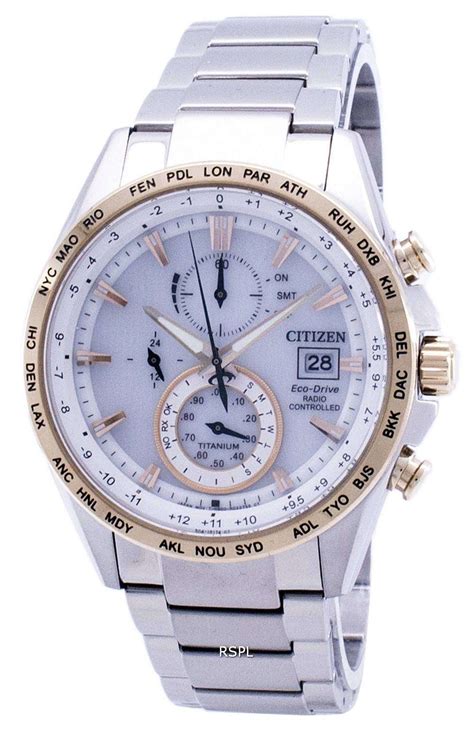 citizen eco drive chronograph power reserve radio controlled   mens