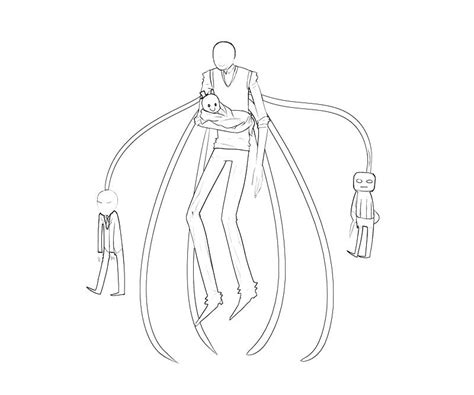 slender man coloring pages coloring pages