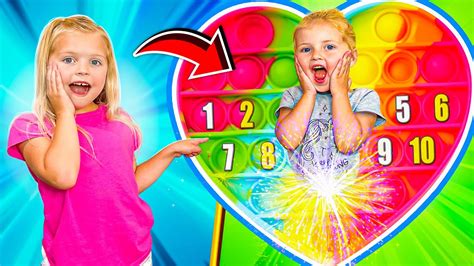 kin tin plays pop  challenge  learns numbers youtube
