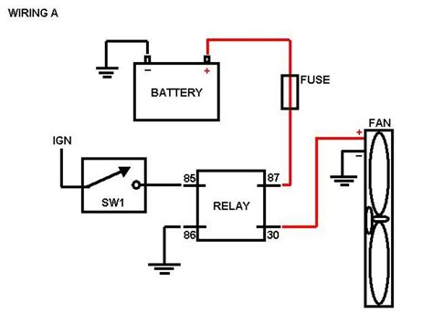 electric cooling fan wiring diagram wiring diagram image