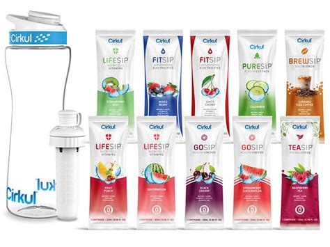 cirkul flavor cartridges oz water bottle