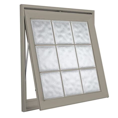 shop hy lite design single vinyl double pane tempered  construction awning window rough