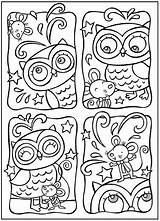 Colouring Dover A4 Colorir Owls Books Cute Circus Coruja Digi Anexo Kunst Riscos Kopiervorlagen Renkli Sayfalar Yazdırılabilir Jaquevirtual Laminas Encontrados sketch template