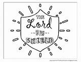 Coloring Pages Shield Inspirational Color Lord Kids God Overflows Cup Verse Mycupoverflows Johnson Bible Inspired Enjoy While Strength sketch template