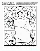 Coloring Bible Pages Prophets Scroll Jesus Kids Color Number Prophet Told Isaiah Activities Sunday School God Birth Jeremiah Activity Crafts sketch template
