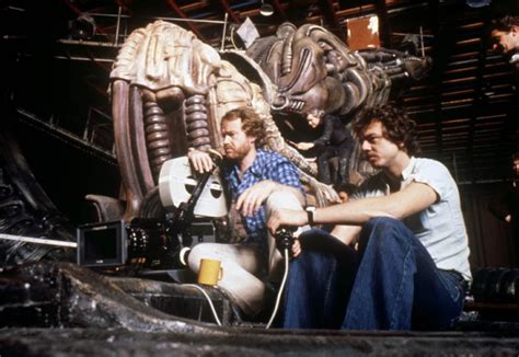 flooby nooby ridley scott on the set of alien 1979