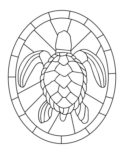 turtle stained glass patterns stained glass patterns  stained