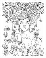Coloring Pages Fairy Adult Boho Choose Board Kids sketch template