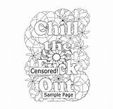 Coloring Pages Chill Choose Board sketch template