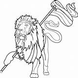 Lion Judah Rasta Drawing Coloring Pages Sketch Template Deviantart Getdrawings sketch template