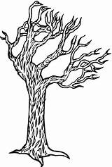Tree Coloring Pages Leaves Without Trees Illustration Drawing Illustrations Printable Choose Board Pic Getdrawings sketch template