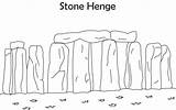 Coloring Stone Henge Stonehenge Kids Printable Pages Outline Studyvillage Drawings Sheets Colouring Pdf Drawing 21kb 567px sketch template