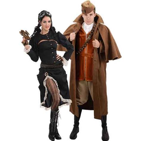 Steampunk Costumes For Men And Women Medieval Collectibles