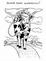 Coloring Pages Weird Supercow Books Adult Guida Getcolorings Printable Color Getdrawings sketch template