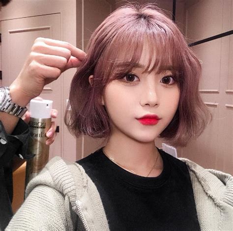 Cute Korean Girl Short Hair With Bangs Best Hairstyles For Women In