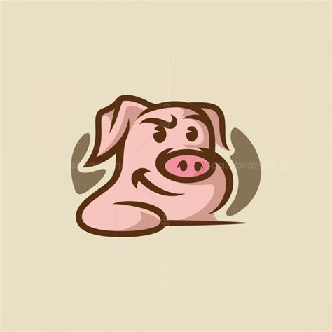 cool pig logo