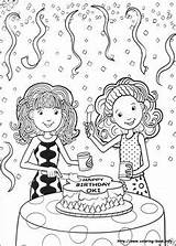 Coloring Girls Groovy Pages Girl sketch template