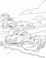 Chick Hicks Coloring Getdrawings Cars Pixar sketch template