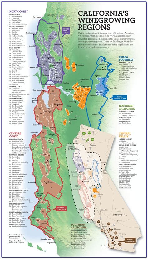 northern california winery map maps resume examples xgbbgely